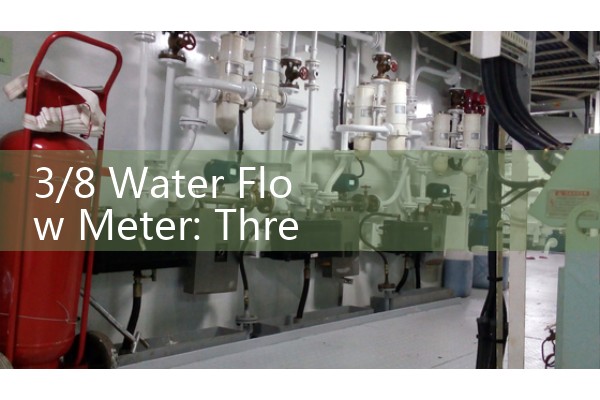 3/8 Water Flow Meter: Three-Eighths Inch Smart Cooling Loop Sensors